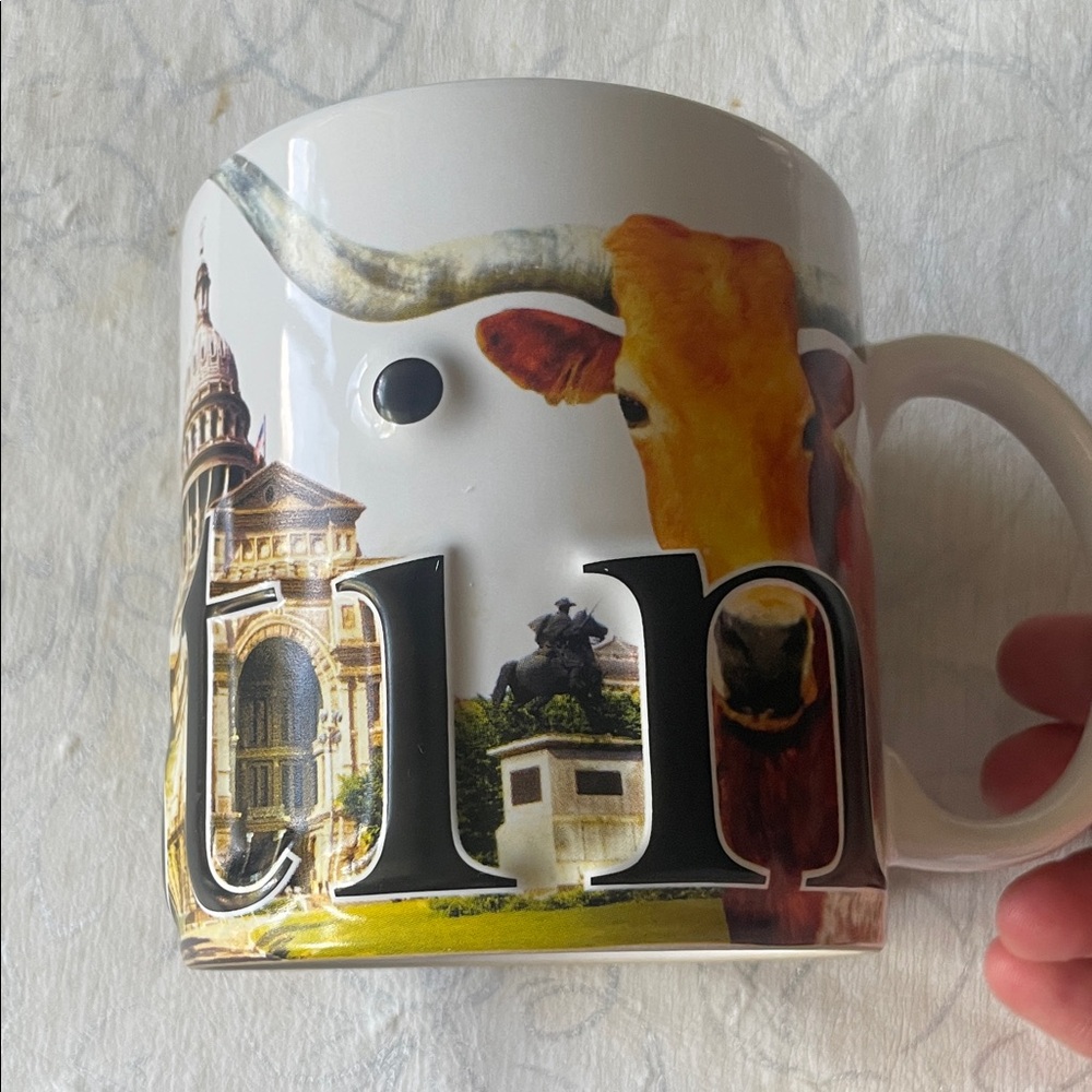 Americaware Cream Ceramic Mug - Picture 3 of 6